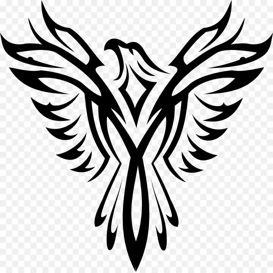 águias Logotipo，Black Background PNG