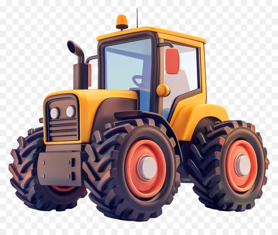 Traktor，Amarelo Trator PNG