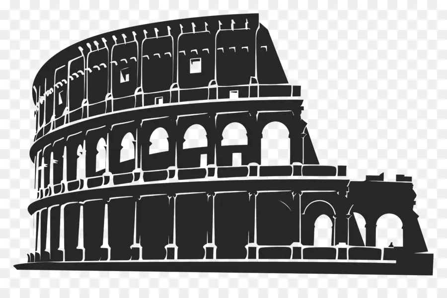 Itália Coliseu，Grande Arquitetura PNG