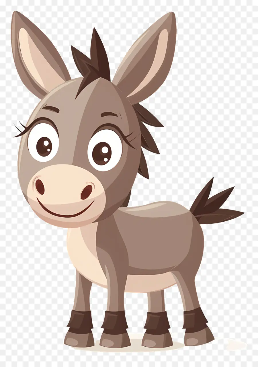 Burro，Burro De Desenho Animado PNG