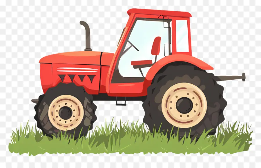 Traktor，Vermelho Trator PNG