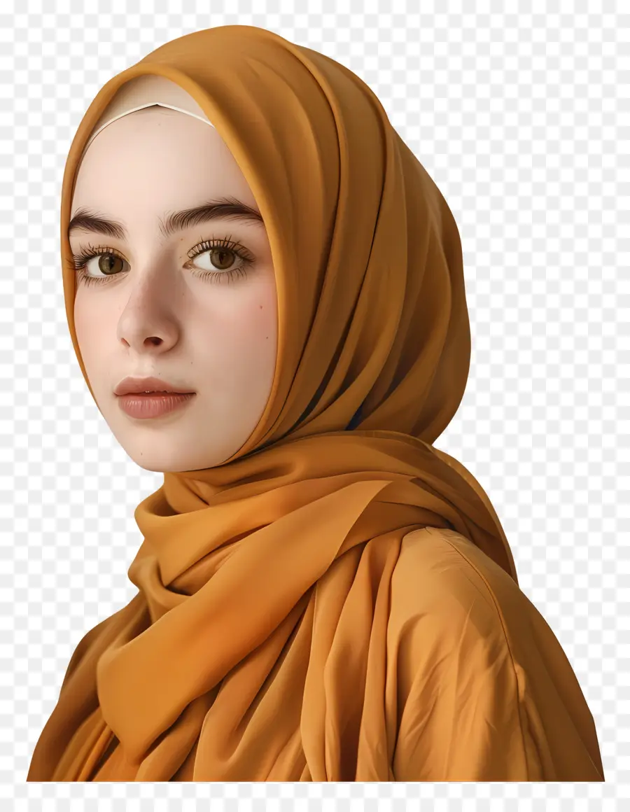 Hijab Mulher，Mulher Muçulmana PNG