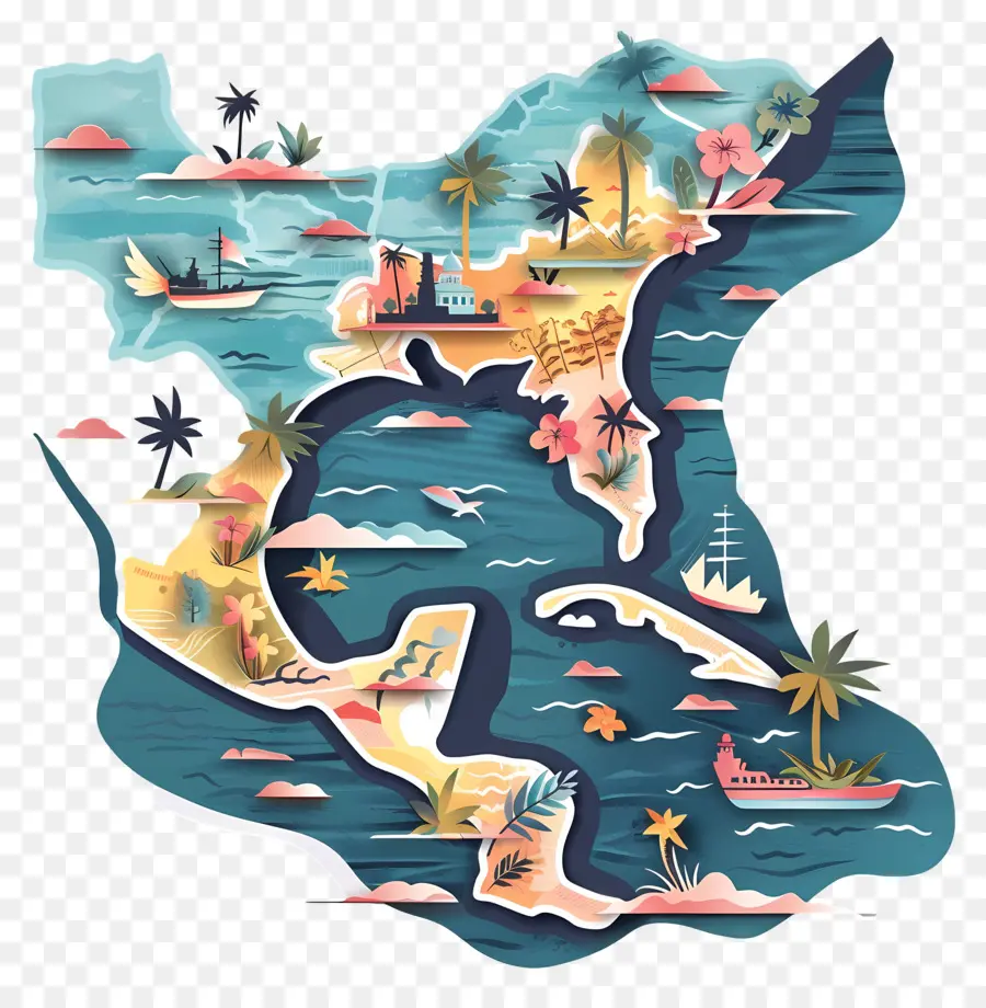 Bahamas，Mapa Da Cidade PNG