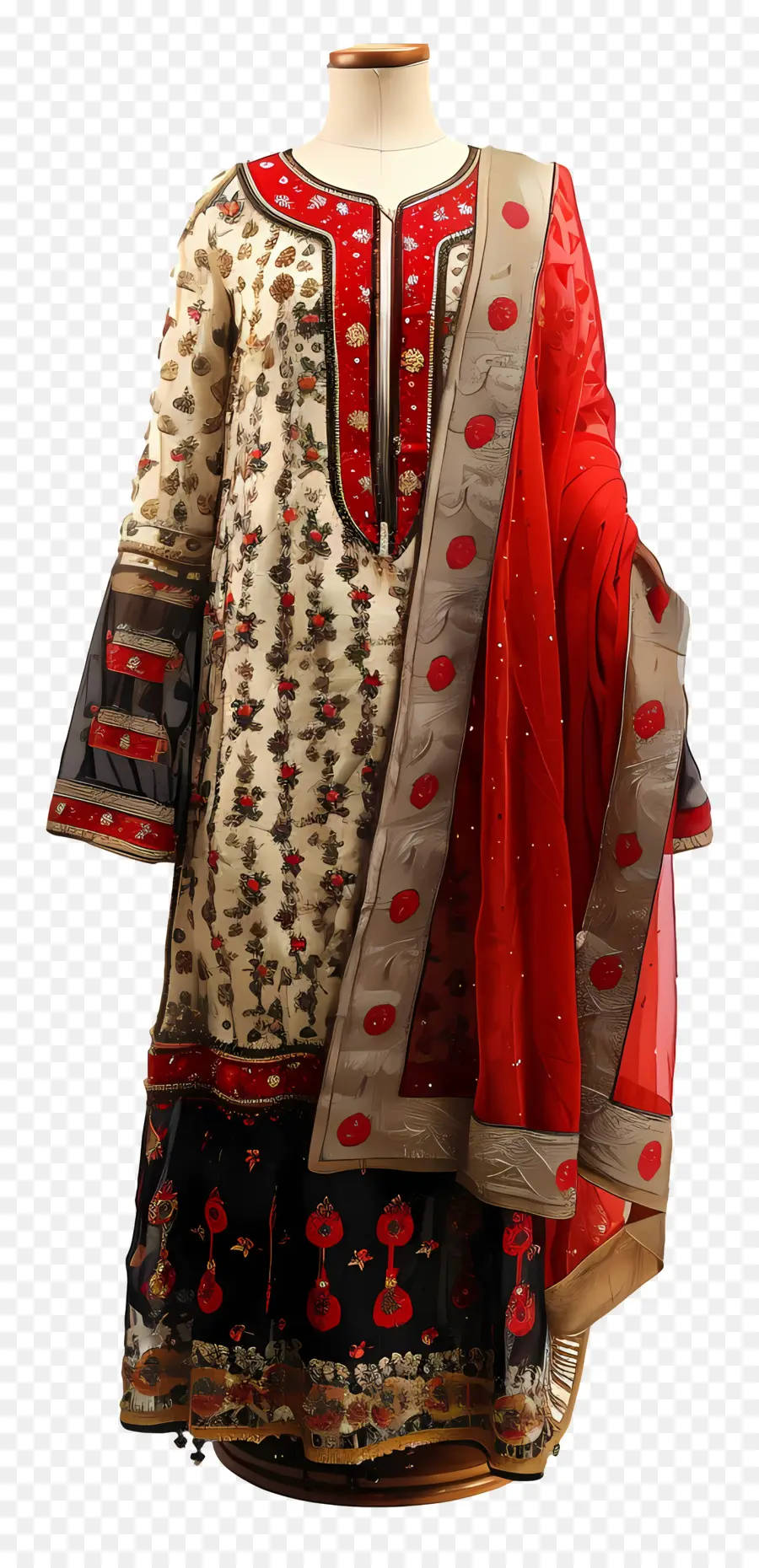 Salwar Kameez Indiano，Vestido Tradicional PNG