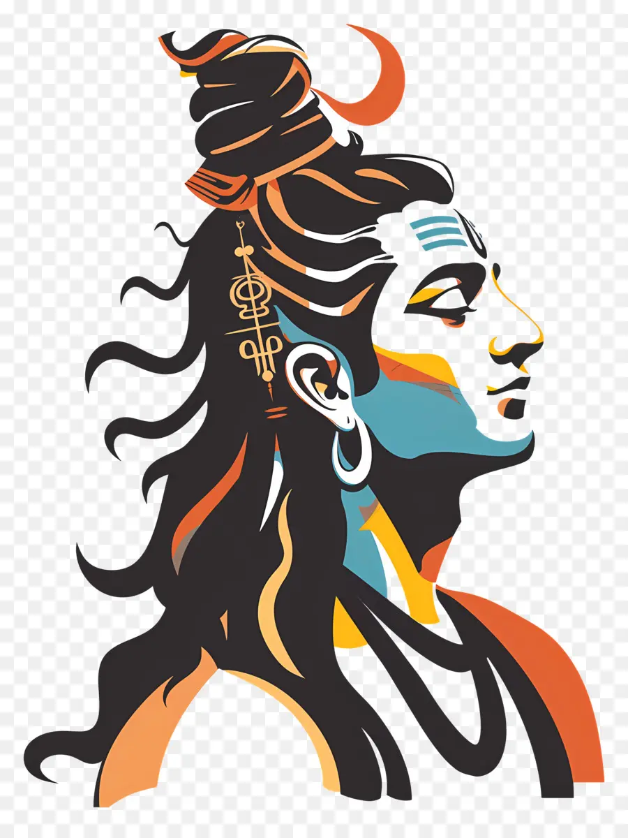 Shiva，Arte Indígena PNG