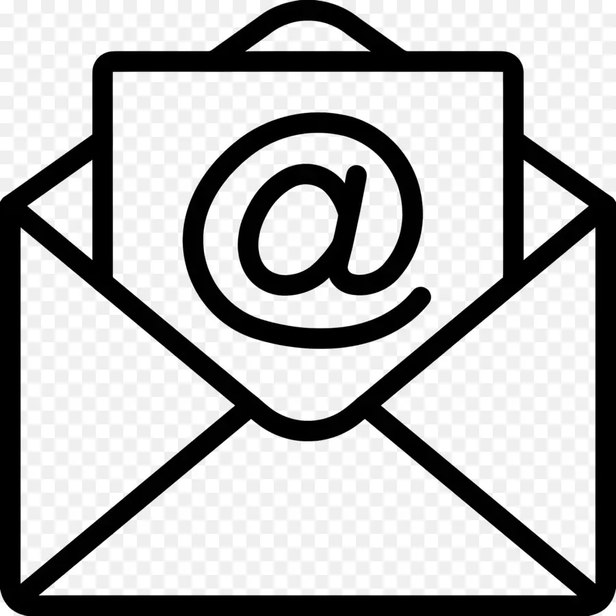 E Mail Icon，Fotografia Em Preto E Branco PNG