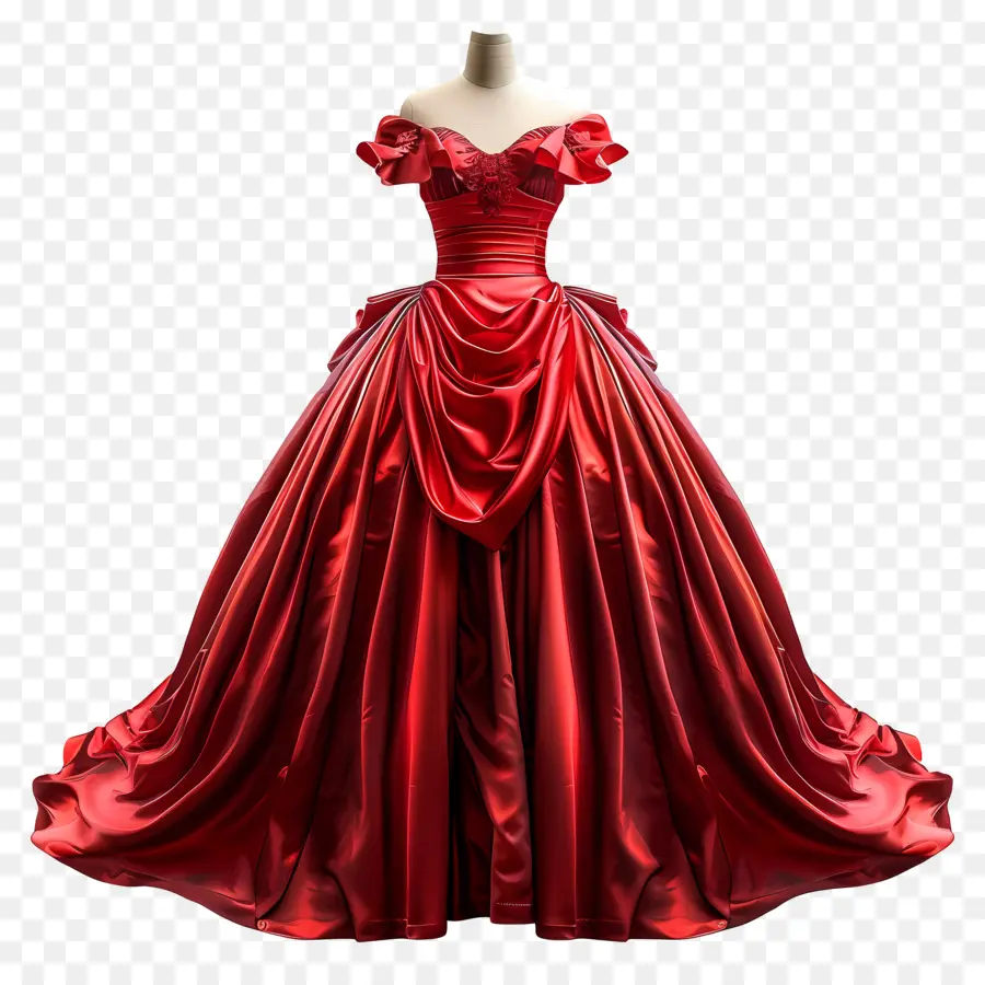 Vestido De Baile，Vestido De Noite Vermelha PNG