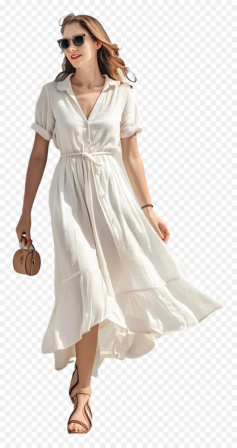 Vestido Casual，Maxi Dress PNG