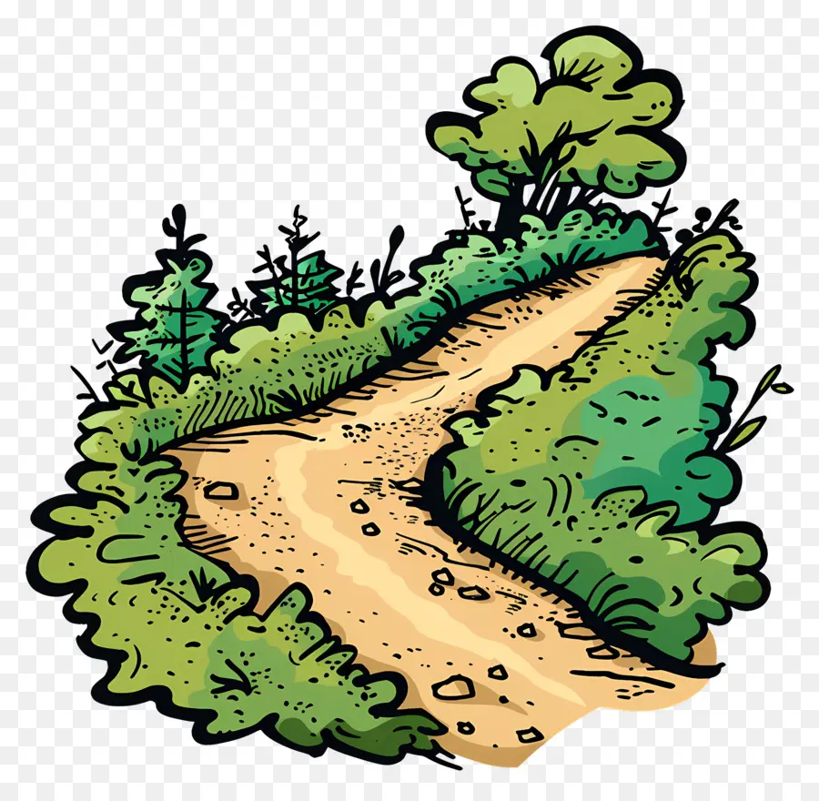 Caminho De Sujeira，Floresta PNG