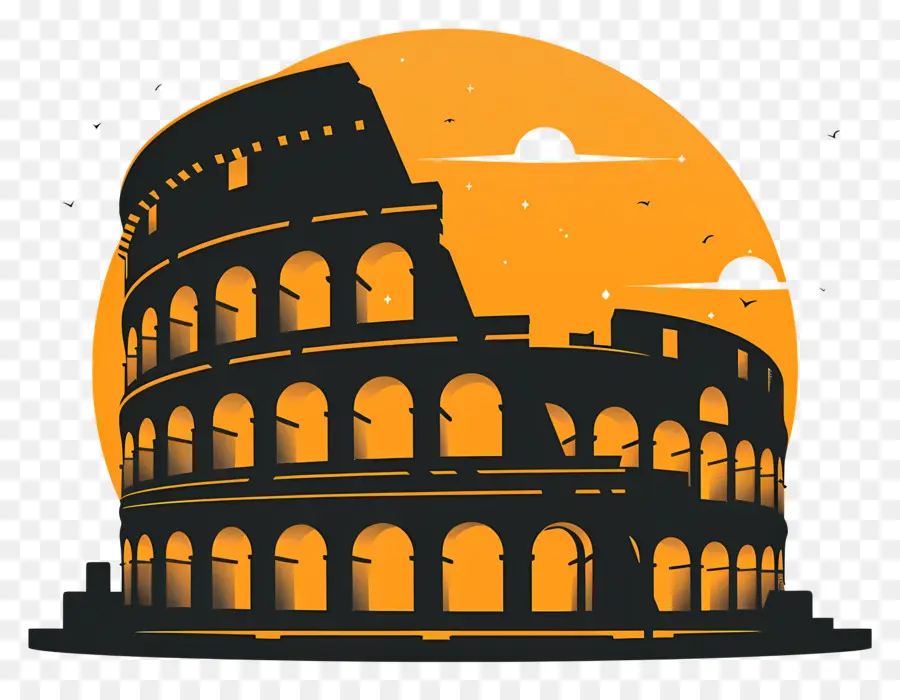 Itália Coliseu，Coliseu PNG