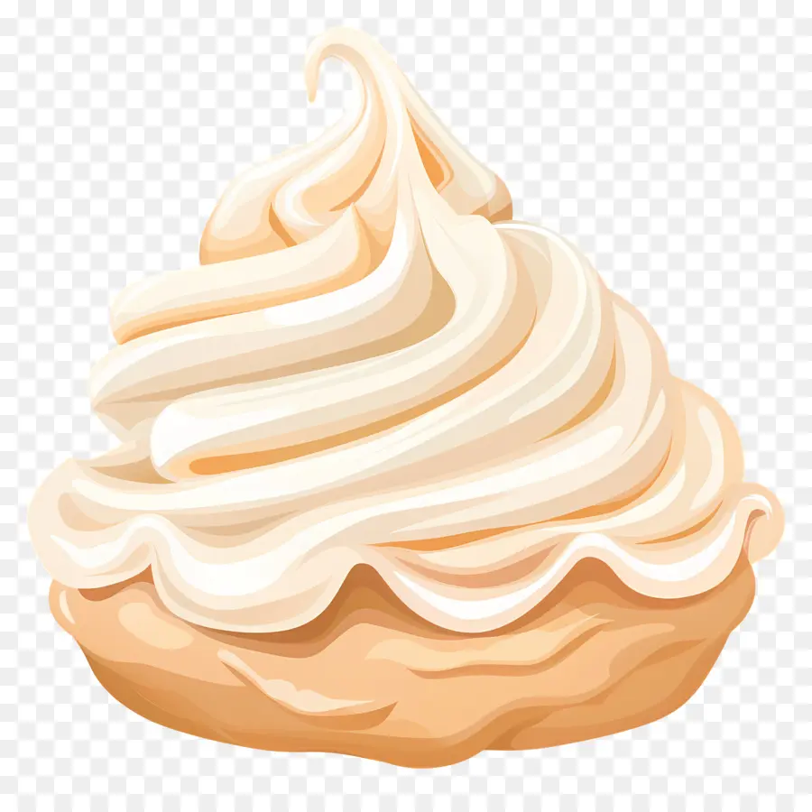 Biscoito De Merengue，Chantilly PNG