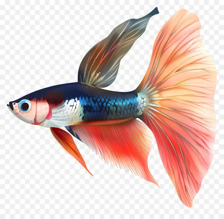 Guppy，Peixe Betta PNG