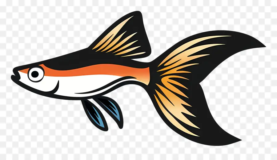 Guppy，Peixinho PNG