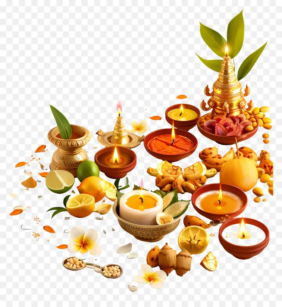 Hindu Ano Novo，A Culinária Indiana PNG