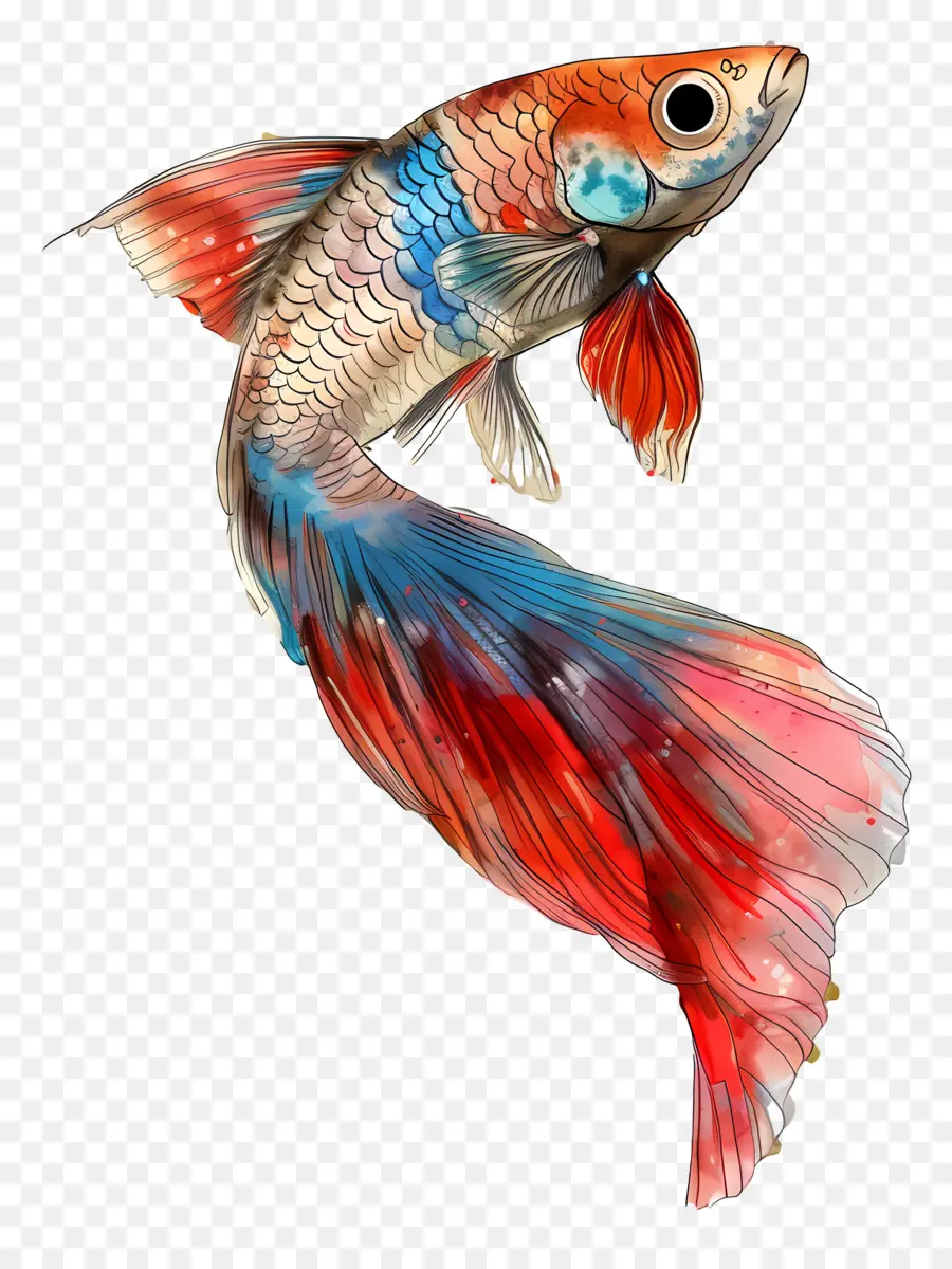 Guppy，Peixes Pintura PNG