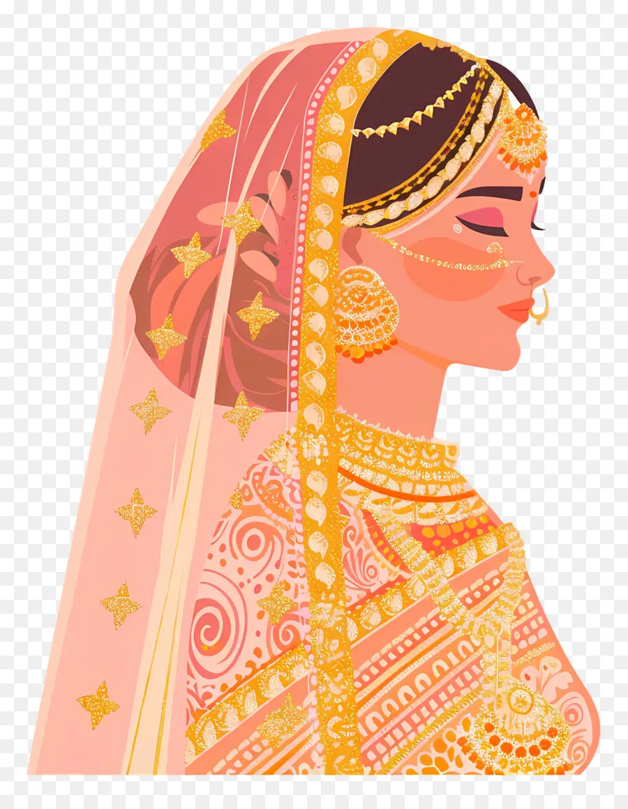 Casamento Hindu，Indian Bride PNG