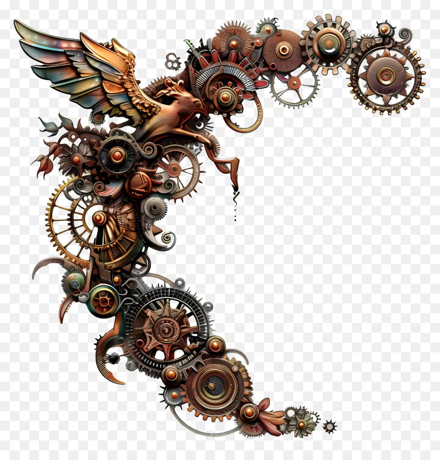 Canto，Engrenagens Steampunk PNG