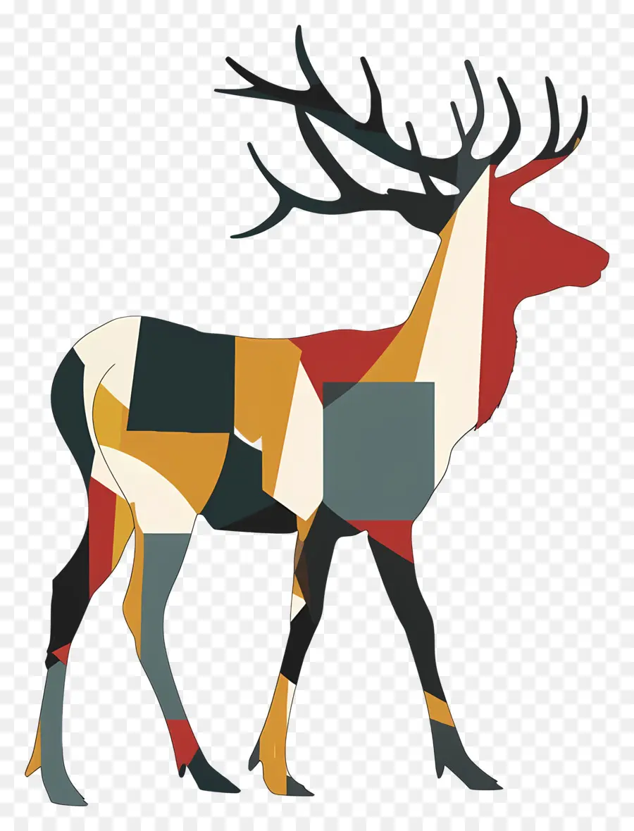 Veado Silhueta，Deer PNG