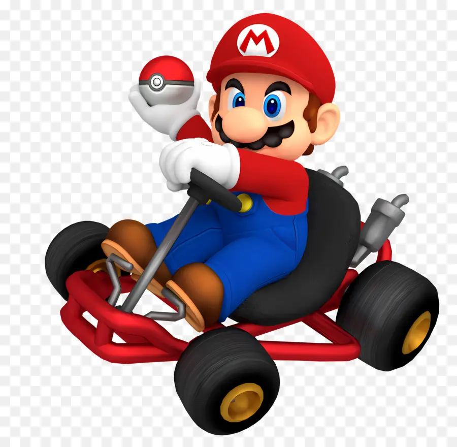 Personagem De Desenho Animado，Gokart PNG