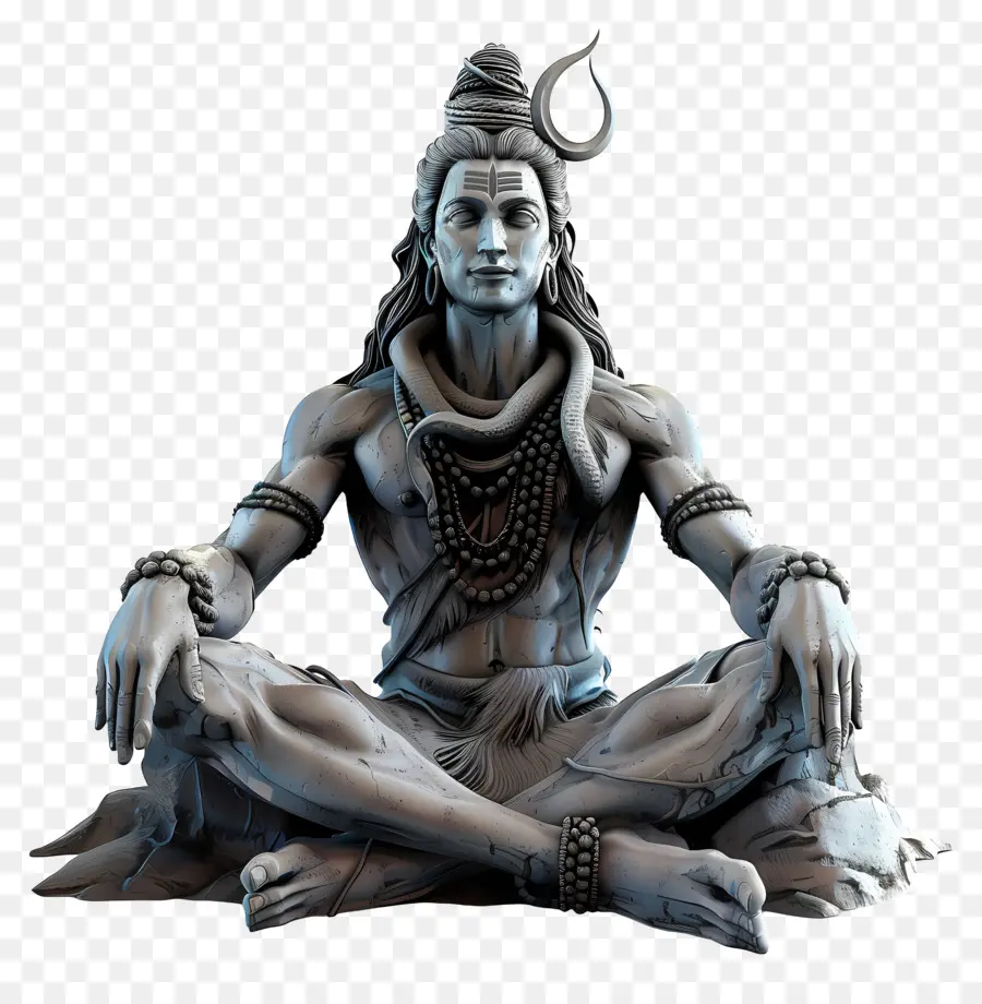 Shiva，O Senhor Shiva Estátua PNG