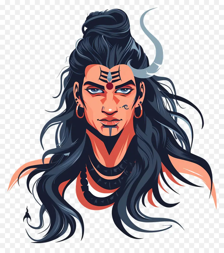 Shiva，Maquiagem Escura PNG