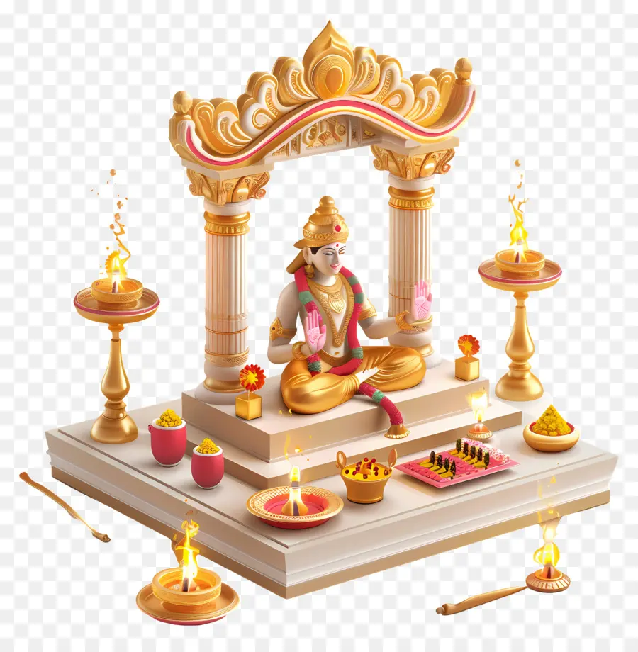Hindu Ano Novo，O Senhor Vishnu PNG