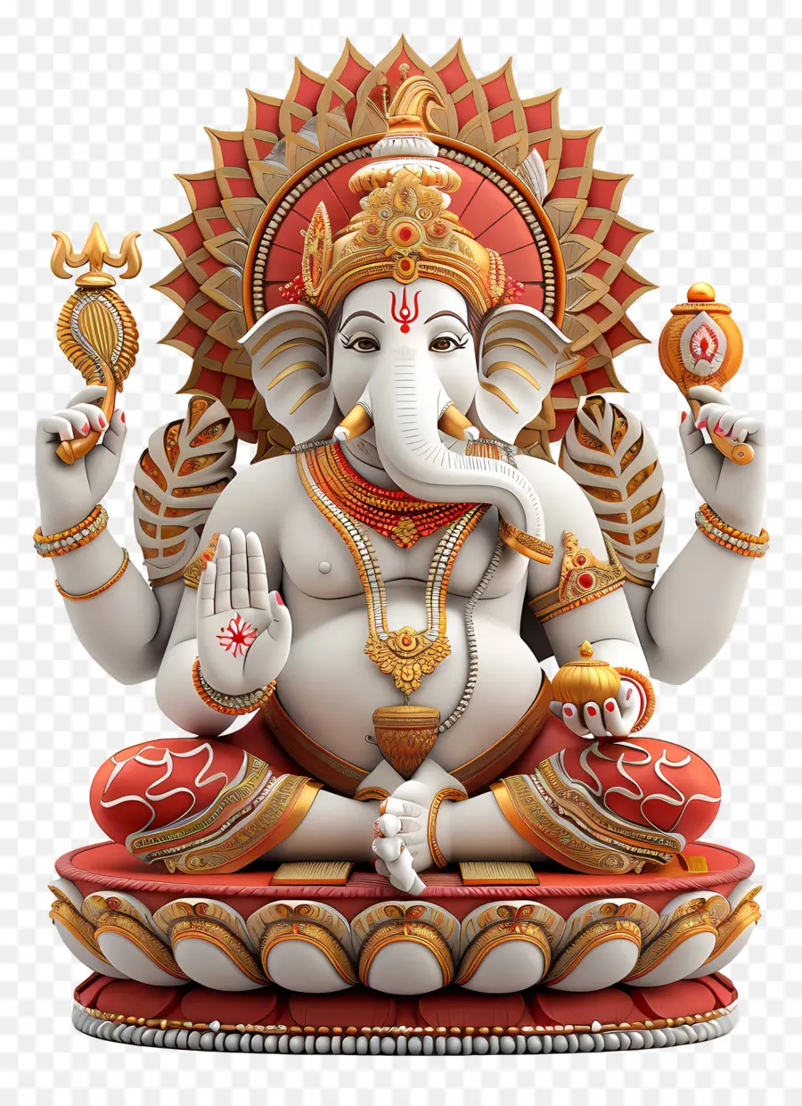 Hindu Ano Novo，Senhor Ganesha PNG