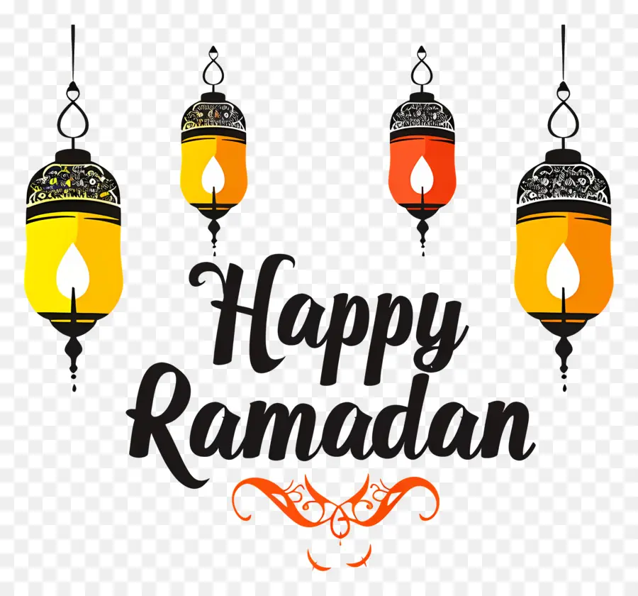 Feliz Ramadã，Lanterna PNG