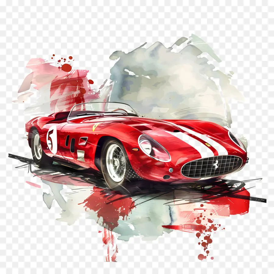 Ferrari Monza，Carro Esportivo Vermelho PNG