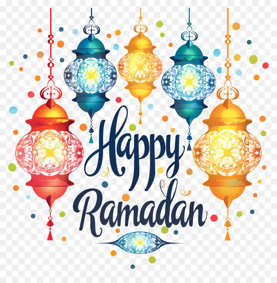 Feliz Ramadã，O Ramadã Lanterna PNG
