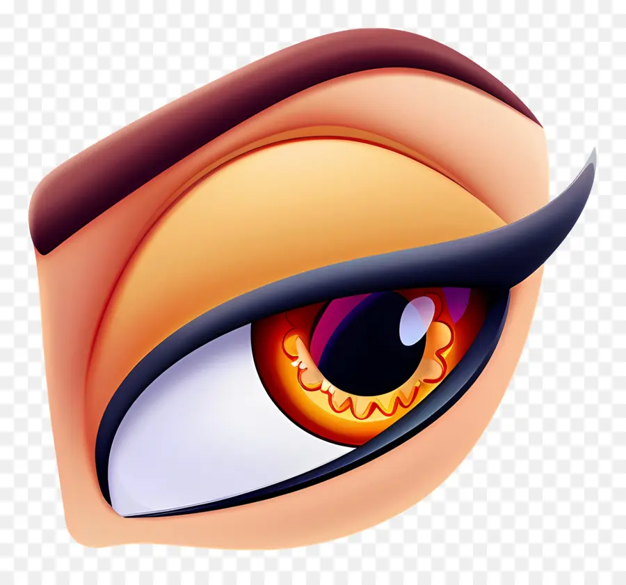 Emoji，Maquiagem Dos Olhos PNG