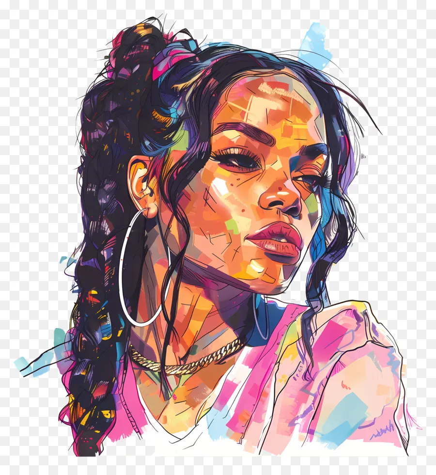 Robyn Rihanna Fenty，A Arte Abstrata PNG