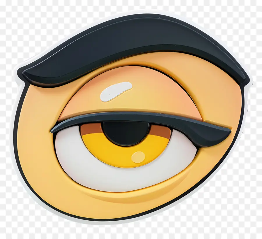 Emoji，Cartoon Olho PNG