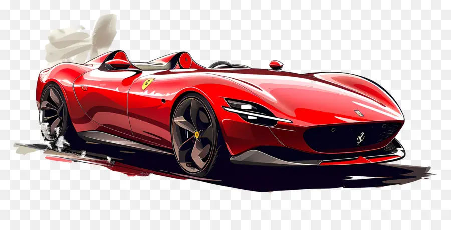 Ferrari Monza，Carro Esportivo Vermelho PNG