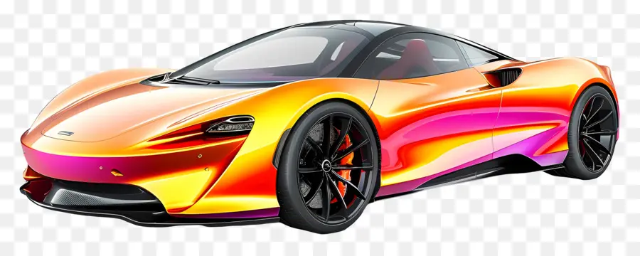 Mclaren Speedtail，Colorido PNG