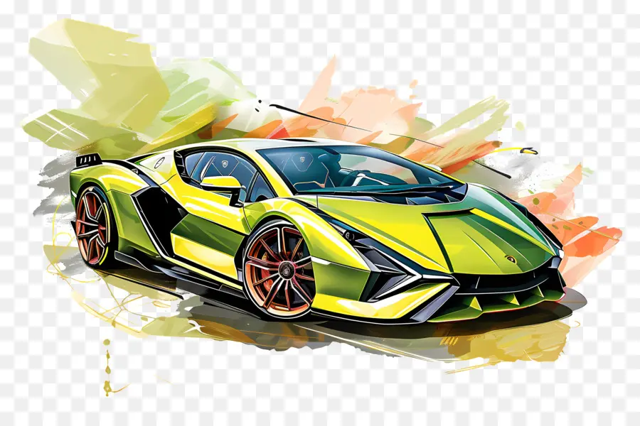 Lamborghini Siano，Carro Esportivo PNG