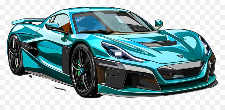 Rimac Nevera，Carro Desportivo PNG