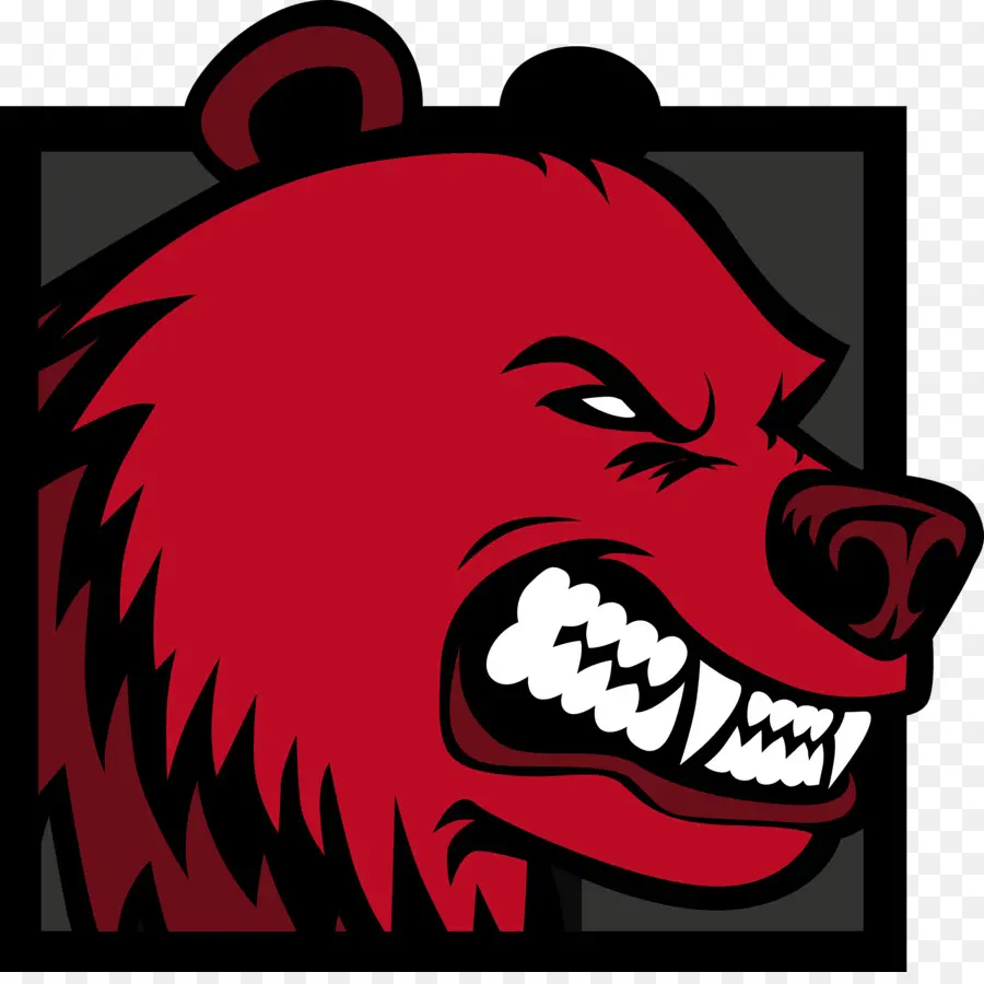 Logotipo Do Urso，Logotipo Do Urso Vermelho PNG