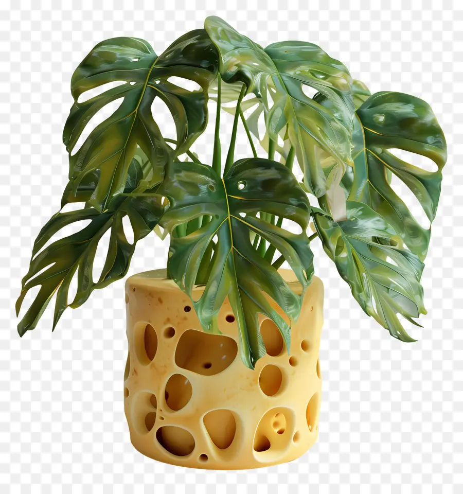 Queijo Suíço Planta De，Planta De Casa PNG