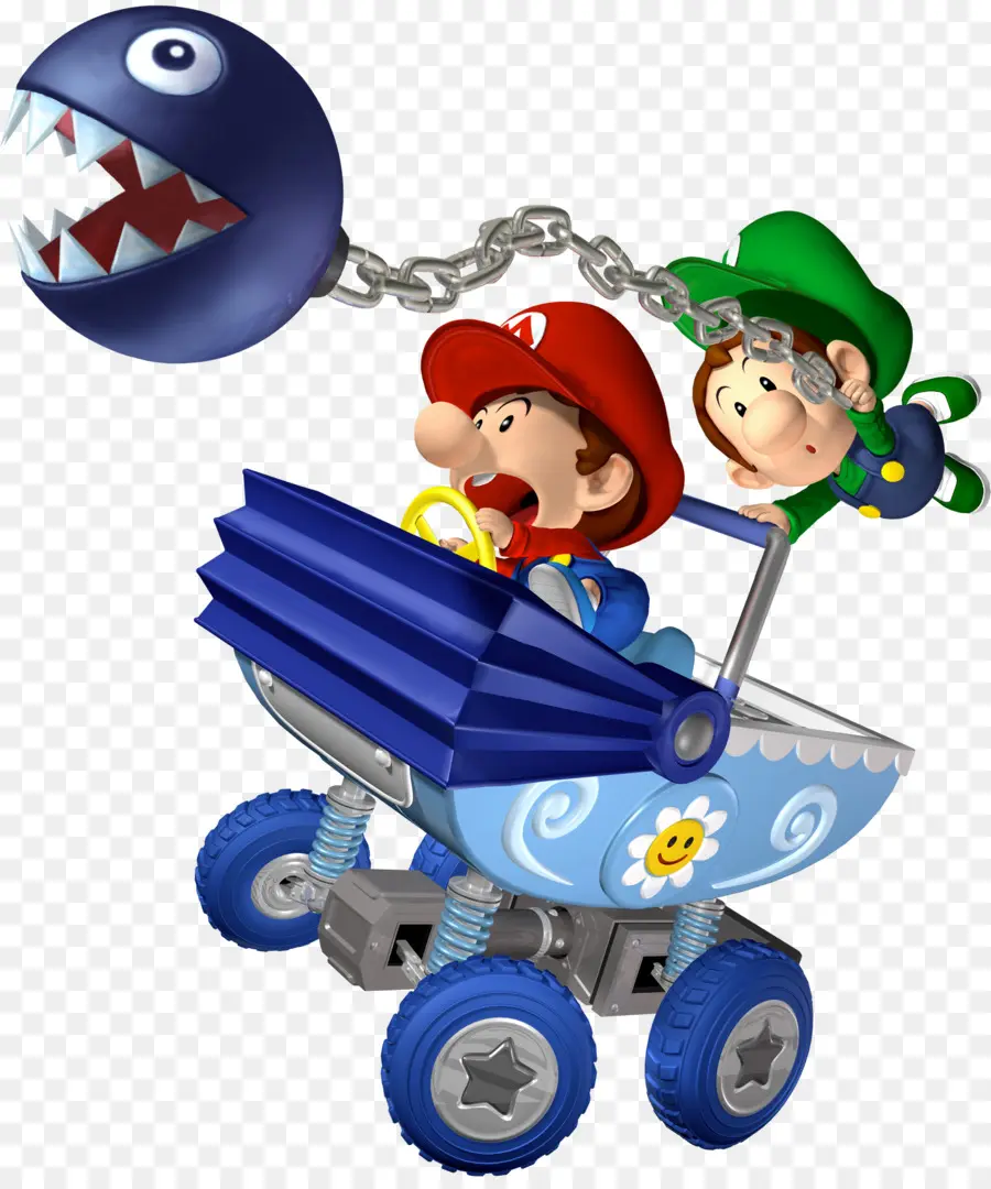 Carro De Brinquedo，Mário E Luigi PNG