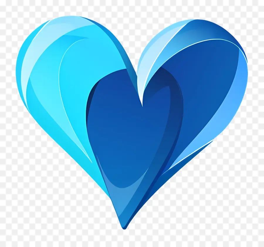 Emoji，Coração Azul PNG