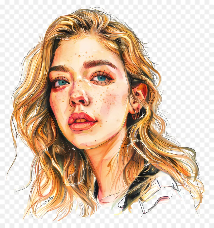 Sydney Sweeney，Cabelo Loiro PNG