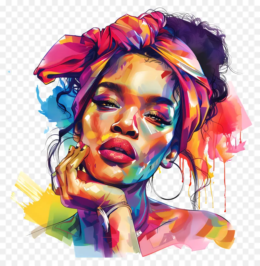 Robyn Rihanna Fenty，Mulher Retrato PNG