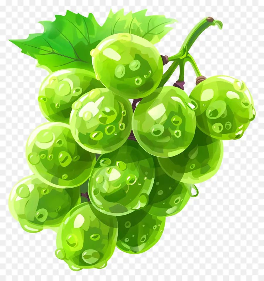 Verde Uvas，Maçã Verde PNG