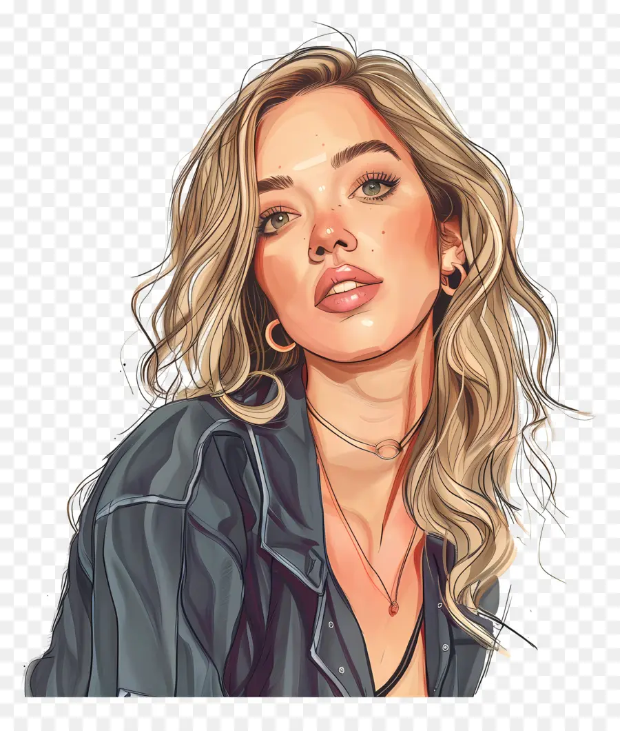 Sydney Sweeney，Cabelo Loiro PNG