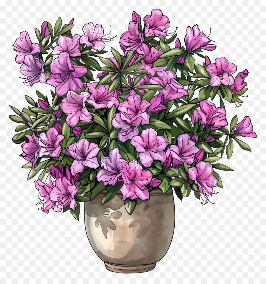 Planta Azalea，Flores De Azálea Rosa PNG