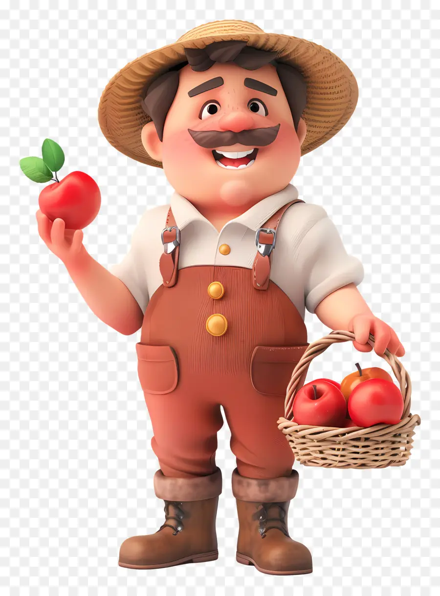 Agricultor，Apple PNG