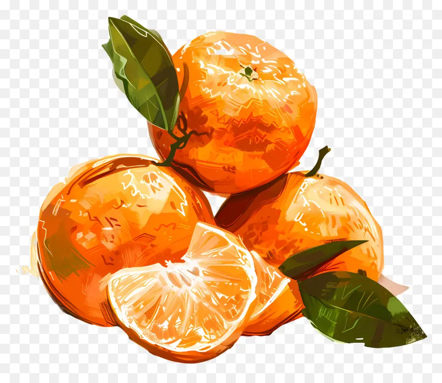 Tangerinas，Fatias De Laranja PNG