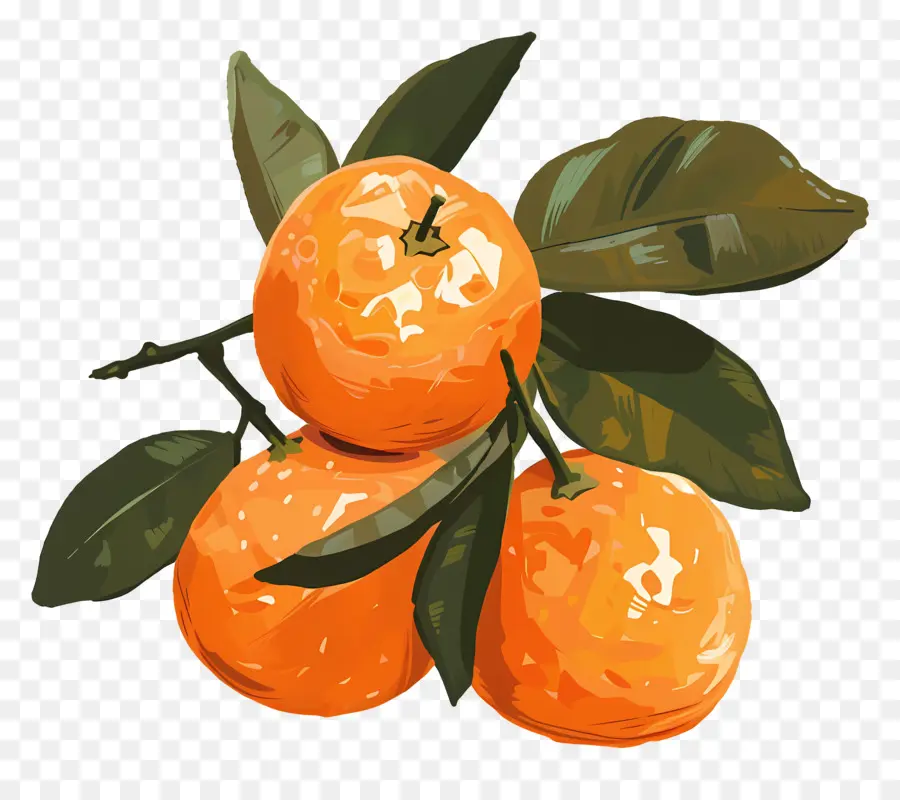 Tangerinas，Laranjas Maduras PNG