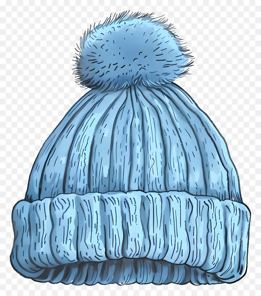 O Chapéu Do Beanie，Chapéu De Malha Azul PNG